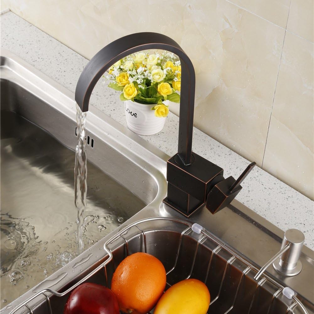 Yodel Modern Kitchen/Wet Bar Sink Faucet, Oil Rubbed Bronze - - 