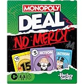 Monopoly Deal No Mercy Card Game | Fun Family Games for Kids, Teens, and Adults, 8+