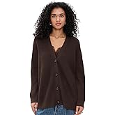Jenni Kayne Women's Cashmere Cocoon Cardigan Chocolate