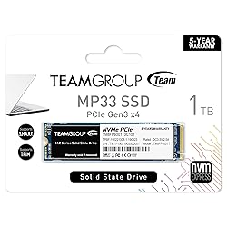 TEAMGROUP MP33 1TB SLC Cache 3D NAND TLC NVMe 1.3