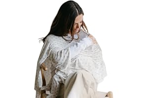 Solly Baby Nursing Cover, Ultra-Breathable, Lightweight Breastfeeding Cover-Up, Buttery-Soft Fabric, Universal Fit, Postpartum Essentials, Newborn Must Haves, Starburst
