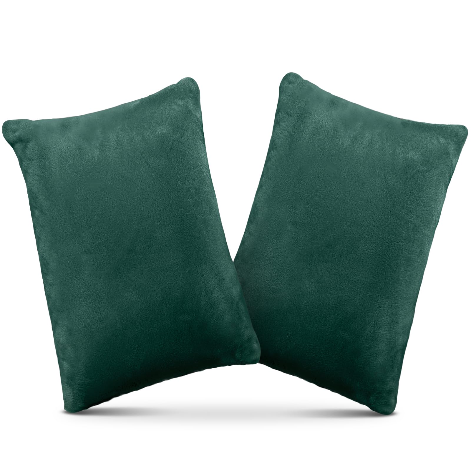 Photo 1 of 1 MIDDLE ONE 2 Pack Small Pillow, Memory Foam Mini Pillow 11 X 7 Inches for Travel, Sleeping, Nap and Neck, Knee, Lumbar Support, Tiny Cushion for Pet, Dogs (Dark Green)