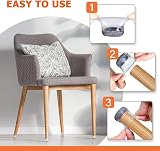 GICUNK 32Pcs Extra Small Silicone Chair Leg Protectors with Felt Pads view 5