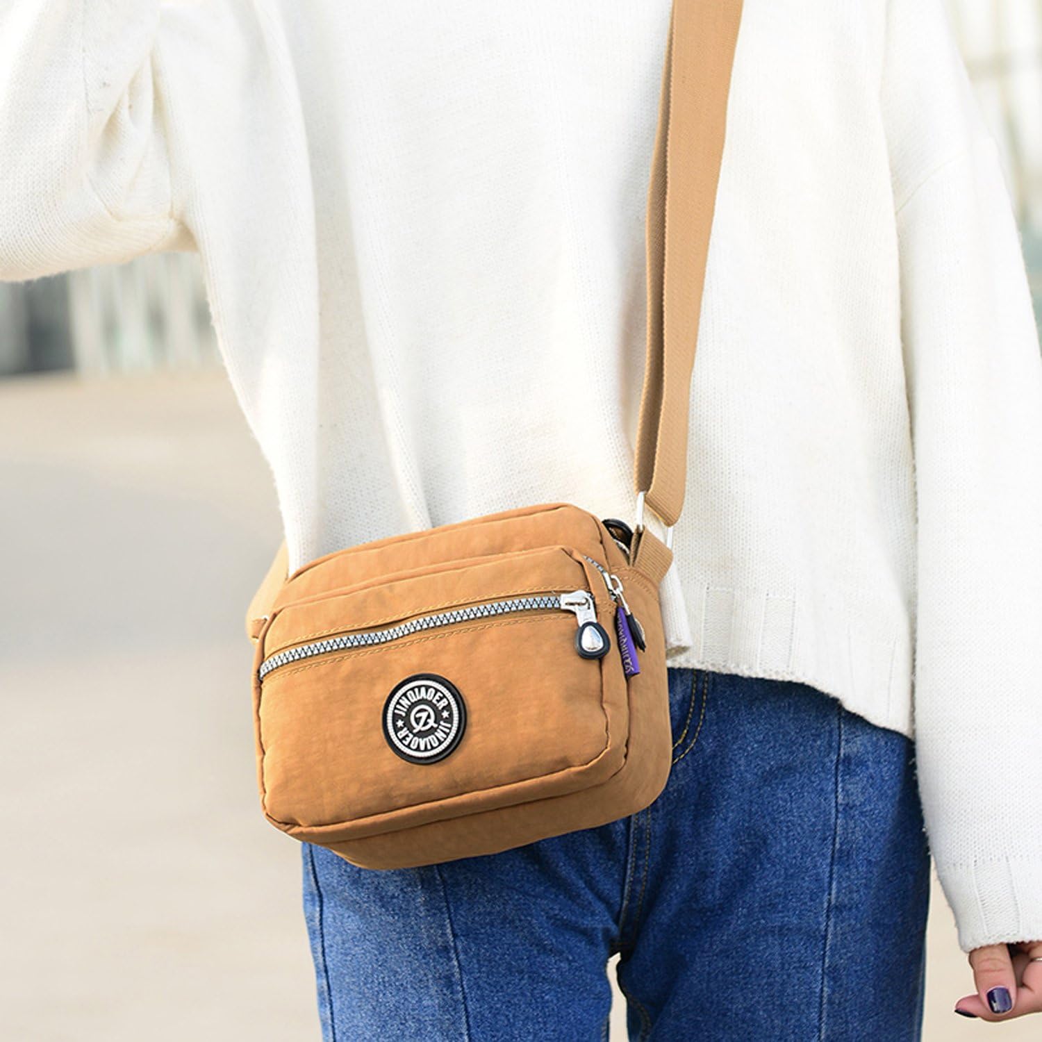Outreo Casual Shoulder Bag Women Side Bag Lightweight Small Messenger Bag Waterproof Cross Body Bag for Sport Girls Bag - Image 5