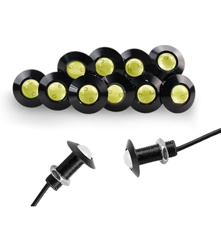 Eagle Eye 18mm LED Fog Light Bulbs - 5730 SMD High Power - DRL Backup Signal Lights - Multiple Color Temperatures