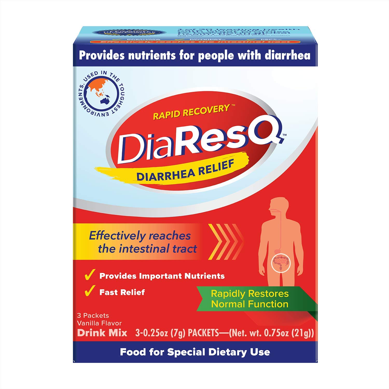 DiaResQ Children's Soothing Diarrhea Relief (Vanilla, 6