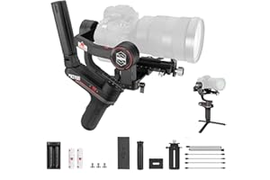 Zhiyun Weebill S Compact Gimbal Stabilizer for DSLR & Mirrorless Camera Sony A7M3 A7III A7R3 with 24-70mm GM Len Nikon Z6 Z7 Panasonic GH5 GH5s Canon 5D4 5D3 EOS R BMPCC 4K 3-Axis Handheld Weebills