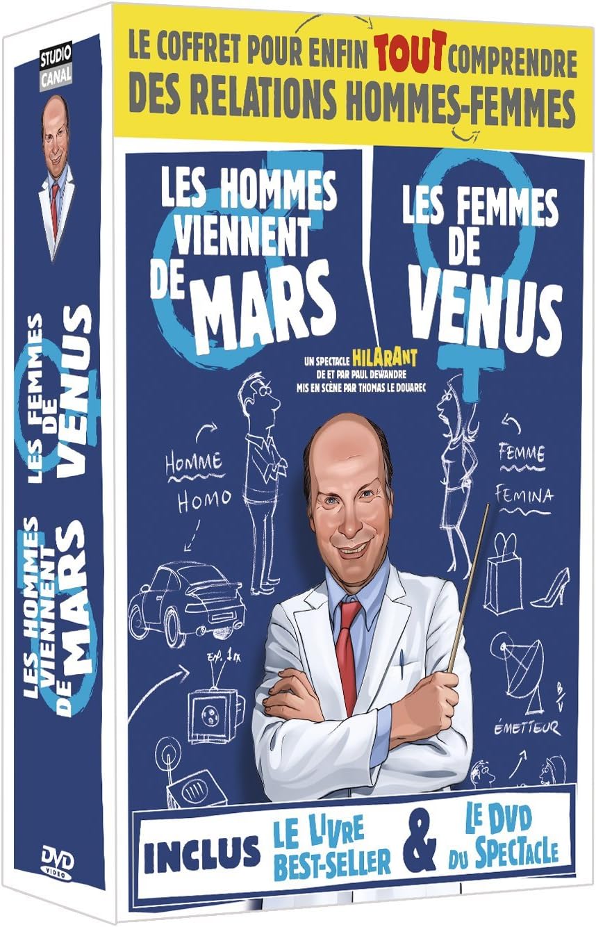 Paul Dewandre Les Hommes Viennent De Mars Les Hommes Viennent de Mars, Les Femmes de Vénus Édition Livre + DVD