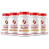 (5 Pack) Hepato Burn Capsules - Official HepatoBurn Pills Supplement, Hepatoburn Advanced Formula Support - Hepato Burn All Natural Vitamin Energy Health Support, 5 Month Supply (300 Capsules)