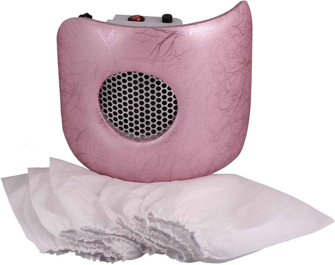 Miss Sweet Nail Dust Collector Vacuum for Polish Acrylic Nails (Pink P)