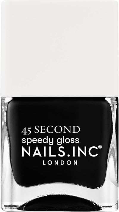 Nails.INC Cambridge Calls My Name Black Nail Polish 14 ml