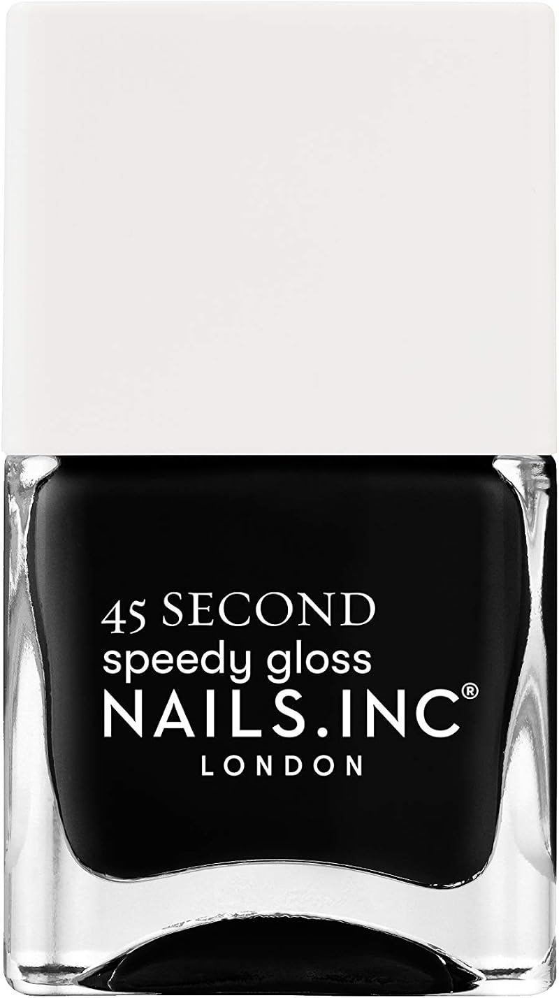 Nails.INC Cambridge Calls My Name Black Nail Polish 14 ml