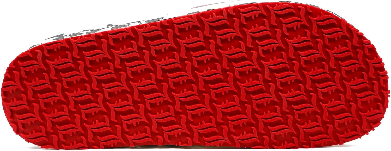 Hype Co University of Louisville UL Cardinals Slydr Sports Slide Sandal : Clothing
