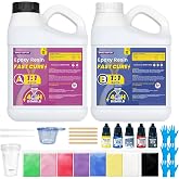 Bond Craftor Fast Cure Epoxy Resin 64oz, Crystal Clear Casting Resin Kit | Ideal for Craft, DIY Project, Coaster, Low Bubble and Fast Curing