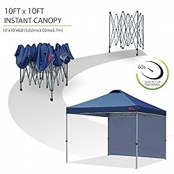 MASTERCANOPY Durable Pop-up Canopy Tent with 1