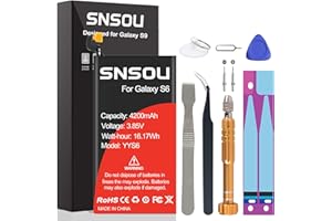 SNRONEW Galaxy S6 Battery, [Upgraded] 4200mAh EB-BG920ABE Replacement Battery for Samsung Galaxy S6 SM-G920 G920V G920T G920A G920P G920I G920F S906L with Repair Replacement Kit Tools