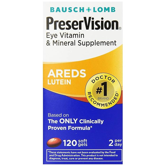 Buy PreserVision AREDS Lutein Eye Vitamin & Mineral Supplement, Beta