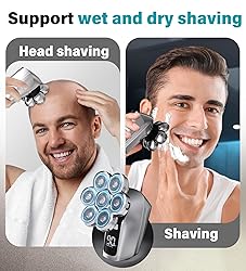 Gisaae Head Shavers for Bald Men, Upgraded 7D