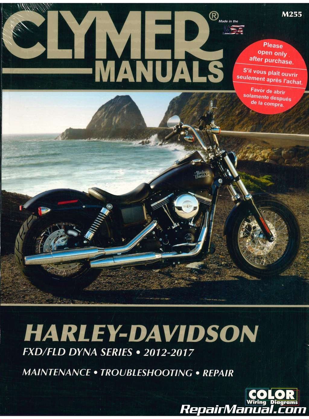 M255 Clymer Harley Davidson FXD FLD Dyna Series 2012-2017 Motorcycle Repair  Manual: Manufacturer: Amazon.com: Books