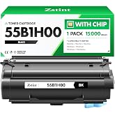 55B1H00 Toner Cartridge with Chip Replacement for Lexmark 55B1H00 55B1000 Compatible with Lexmark MS331 MS431 MX331 MX431 MS431dn MS331dn MS431dw MX331adn MX431adn MX431adw MX432adwe Laser Printer Ink