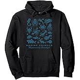 Ocean Marine Life Collection Sea Life lover Pullover Hoodie