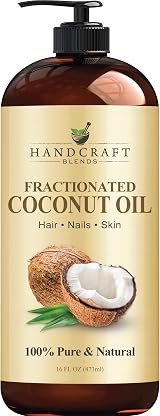Handcraft Blends Fractionated Coconut Oil 473 ml Pure Carrier Oil