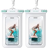 Lamicall 2 Pack Green White Cell Phone Bag, for Mother Mom, Birthday Gift for Father Teens Girls Boys Phone Pouch