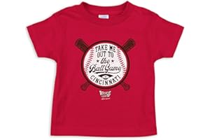 SMACK APPAREL Take Me Out to The Ball Game Baby Apparel for Baseball Fans (NB-7T)