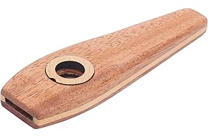 Wood Kazoo Flute Classic Wooden Kazoo Easy to Play Guitar Ukulele Accompaniment Harmonica Diaphragm Mouth Music Wind Instrume