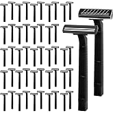 CXYARY 110 Pcs Twin Blade Disposable Razors Bulk for Men &amp;Women | Shaving Razors Bulk for Men &amp;Women, Stainless Steel Blade, Multipurpose Portable Shave Razor for Bathing Hotel Travel, Black