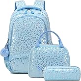 Girls Backpack for Elementary Kids School Bookbag Set Cute Unicorn Backpacks for Girls Water Resistant