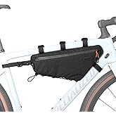 Rhinowalk Bicycle Front Frame Bag Bike Under Top Tube Triangle Bag 2.9L Cycling Accessories Nylon Pack Pouch for MTB Road Bike Cycling Commuting and Outdoor Adventures