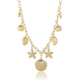 Jessica Simpson Ocean Charms Necklace for Women, 16
