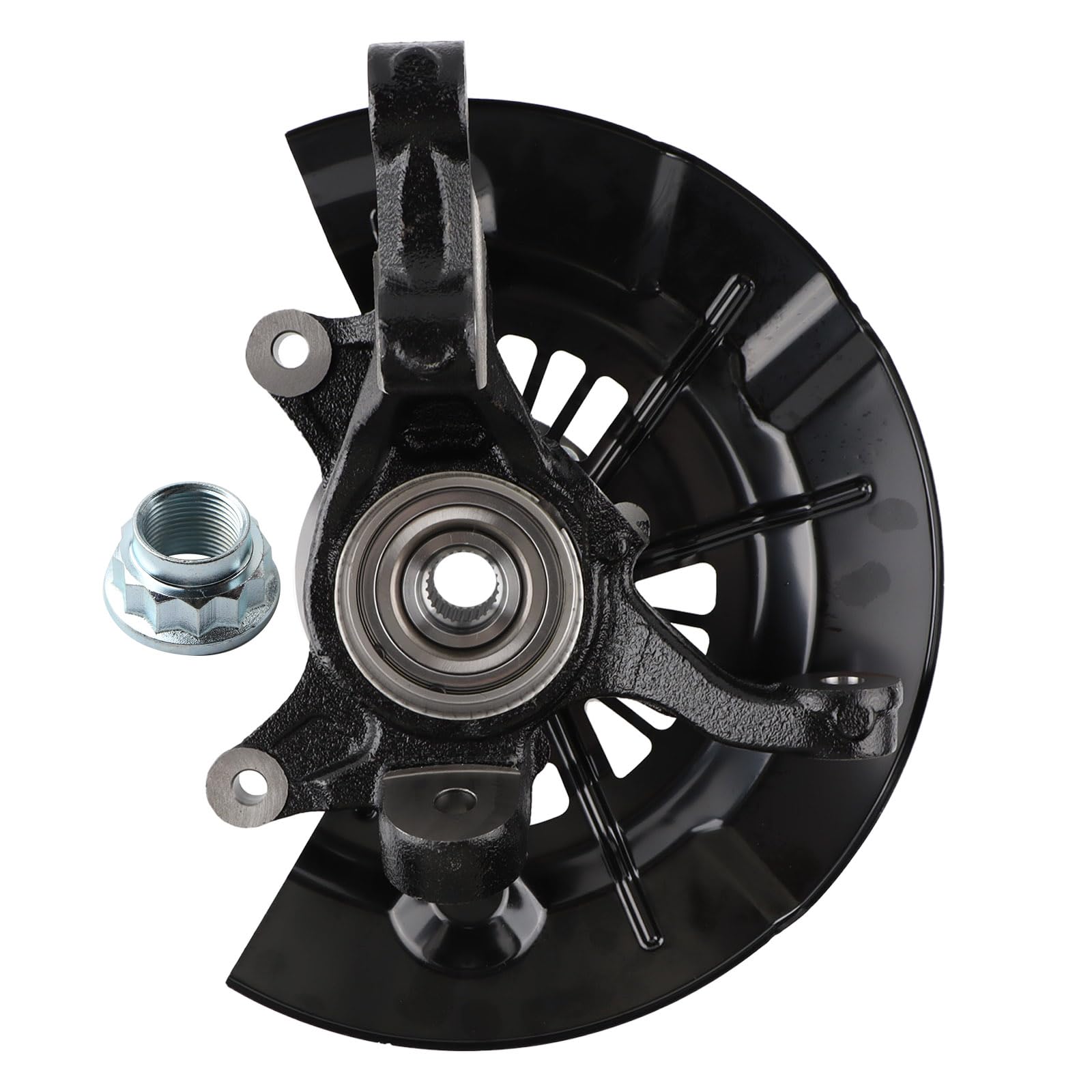 Photo 1 of **MAJOR DAMAGE**
MISIOEK Steering Knuckle Wheel Bearing Hub Assembly Front Right Passenger Side Compatible with 2012-2017 Toyota Camry, 2.5L Gas Only, Replace 43211AA010 686-248