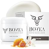 BOVEA Whipped Tallow Honey Balm – Grass-Fed Beef Tallow for Skin, Face & Body – Tallow Moisturizer with Manuka Honey & Organic Jojoba Oil – Natural Cream for All Skin Types – 3.24oz