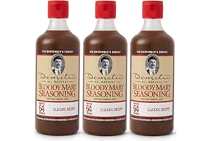 Demitri's Bloody Mary Seasoning Classic Recipe - Bloody Mary Mix - Concentrated Drink Mixer - Bold Rich Flavor - Perfect for Home Brunch Parties & Cocktails - 16oz Bottle (Pack of 3)