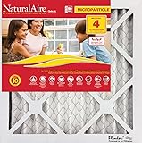 Flanders PrecisionAire 85756.012036 NaturalAire Micro Particle Red Pleat Air Filter (4 Pack), 20 x 36 x 1"