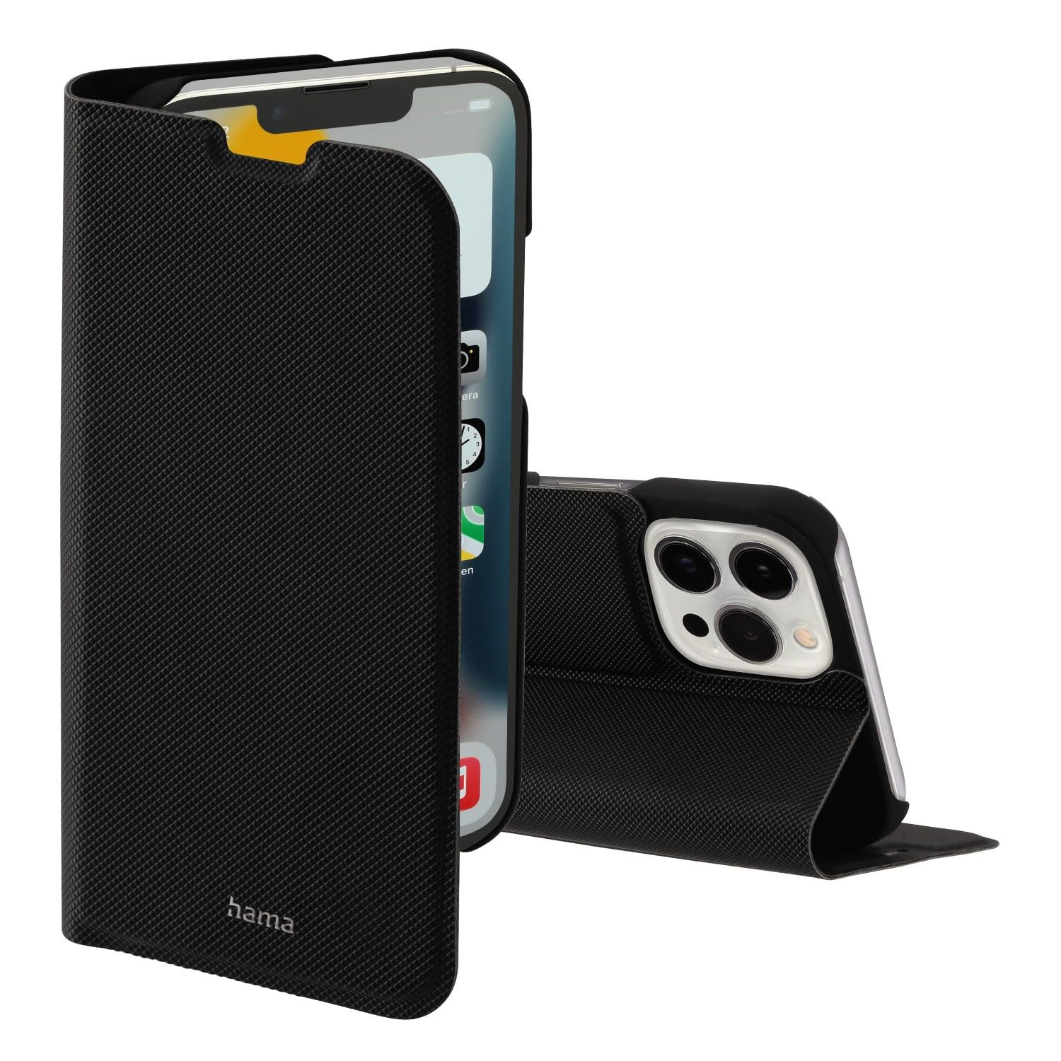 Hama Slim Pro Wallet Case for Apple iPhone 13 Pro Max Black