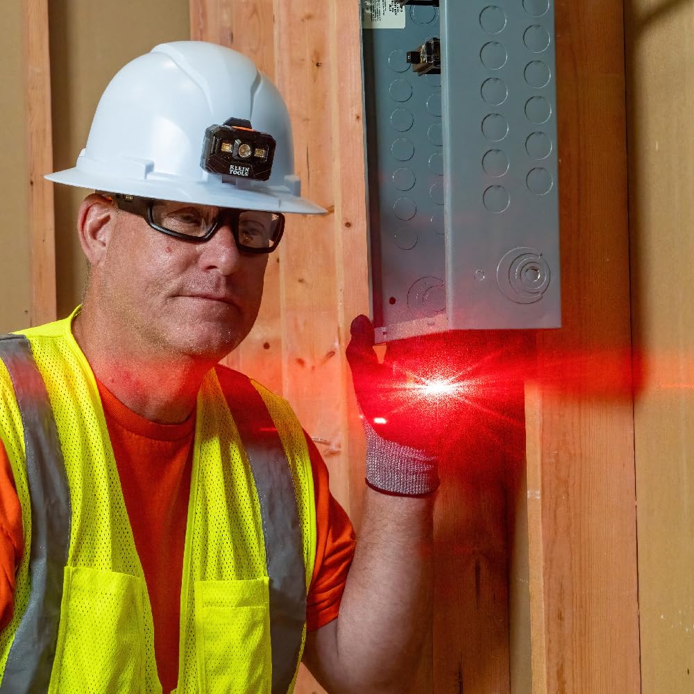 KLEIN TOOLS 93PTL Magnetic Pocket Laser Level, Bright Red Leveling and Alignment Tool, 3 Bubble Vials, 360-Degree Wall Attachment, Picture Hanging