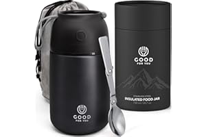 Insulated Food Flask - 730ml Stainless Steel Jar for Hot and Cold Meals – Double-Wall Insulation, Thermal Food Container for 