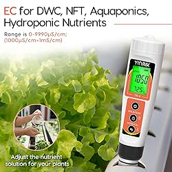 YINMIK PH Meter, Digital 4 in 1 PH EC TDS Temp