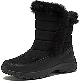 Lands' End Expedition Waterproof Insulated Womens Snow Boots, Lace Up or Slip On Winter Boots for Women, Medium or Wide Width Sizes 6 to 11, Black, Brown, Blue, White or Grey Winter Shoes