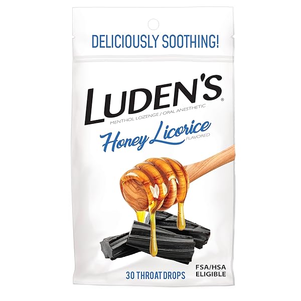 LUDEN’S SORE THROAT RELIEF LOZENGES FOR MINOR EVERYDAY...