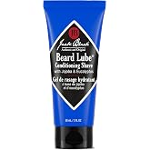 Jack Black Beard Lube Conditioning Shave, Translucent Lotion Shaving Cream | Preps facial hair, Smooth glide for razors, Moisturizes skin, Softens beard, Use as pre shave oil or after shave conditioner