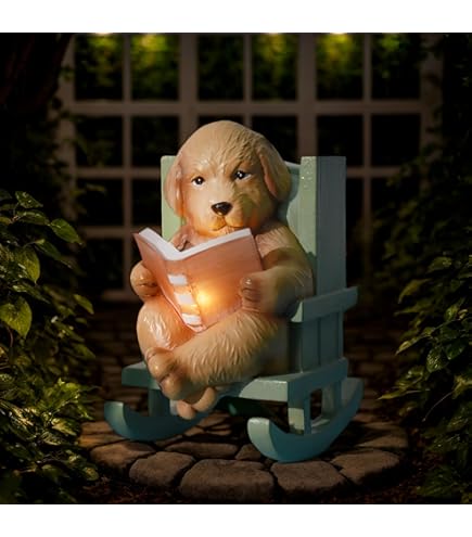Amazon.com: Topadorn Christmas Dog Figurine Resin Holiday Dog Statue Decor  Polyresin Sculpture with Red Bird Light for Home Christmas Decor,Dog in  Shoes : Patio, Lawn & Garden