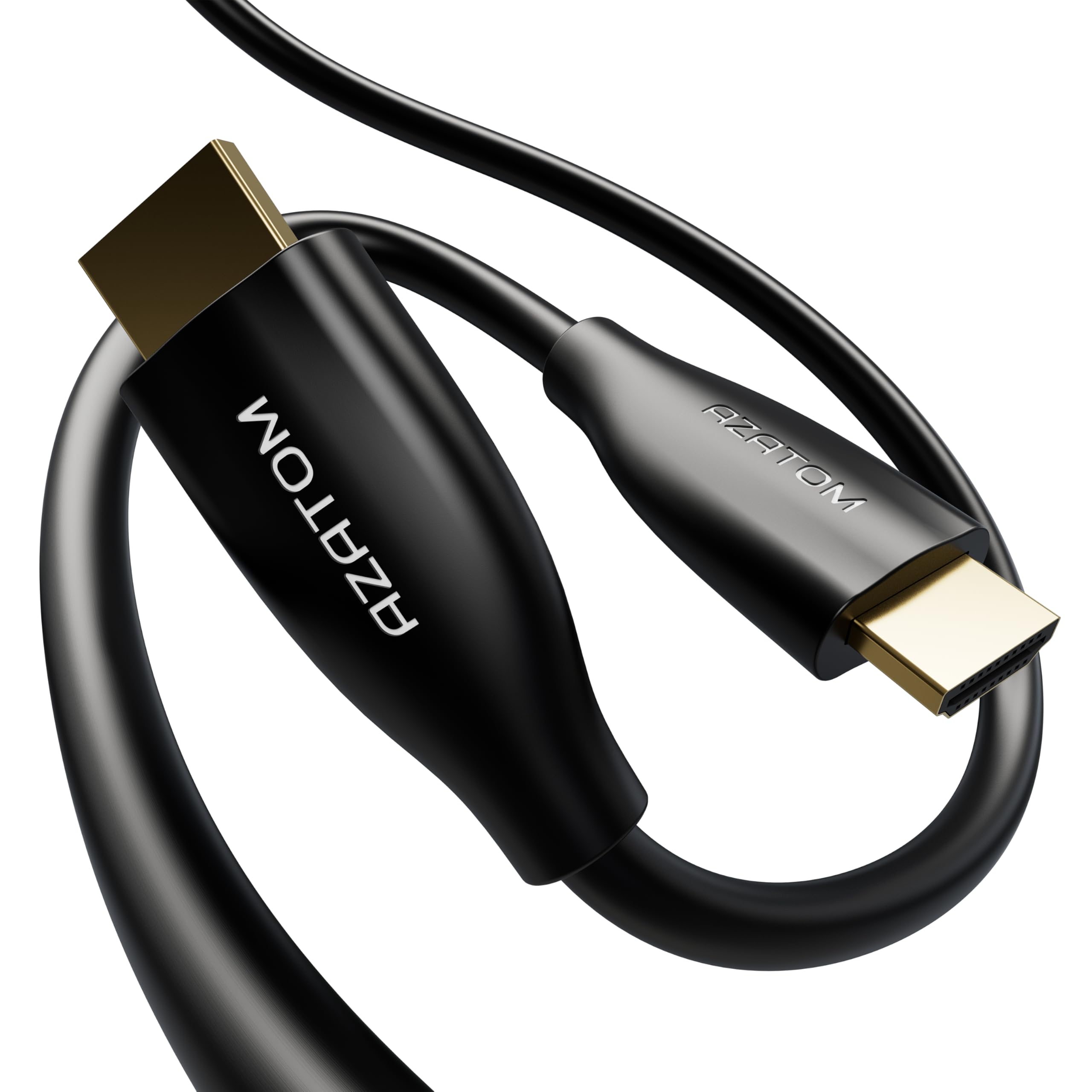 AZATOM 4K HDMI Cable 2M | 18 Gbps High Speed, Ultra Flex PVC & Gold Connectors, 4K @ 60Hz, Ultra HD, 2K, 1080P, ARC | Supports PS5, PS4, Xbox Series X/S, Nintendo Switch, Monitor, Apple TV