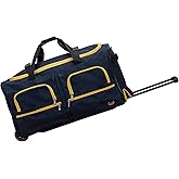Rockland Rolling Duffel Bag, Navy, 30"