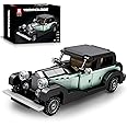 Reobrix 811 Bentley 8 Litre Building Blocks Set, 1:24 Scale Model Car Kit for Display and Collectible, Vintage Car Building T