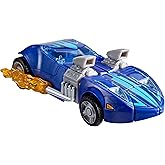 Transformers Collaborative Hot Wheels x Transformers Twin Mill, Deluxe Class 5-Inch Robot Action Figure Converts to Racecar, 