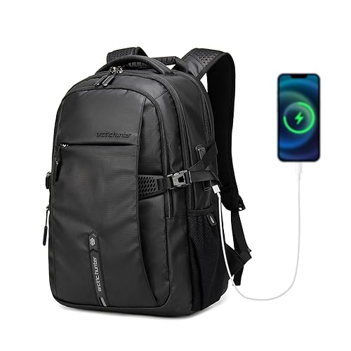 Business Laptop Backpack for Men Work Commuting, 30L Large Travel Carry On  Backpack Flight Approved for Airplane, Professional Adult College Backpacks 